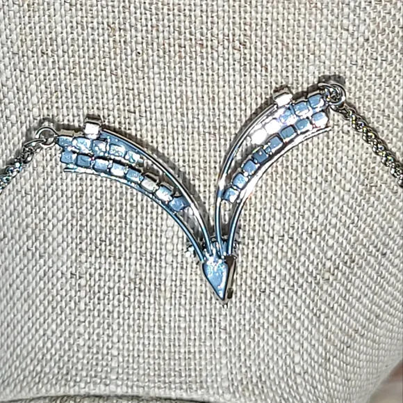 Vtg. Park Lane diamond bling necklace - Picture 6 of 6